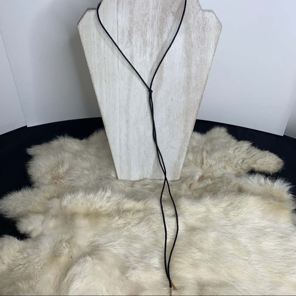 5 for $25- Necktie Necklace Black